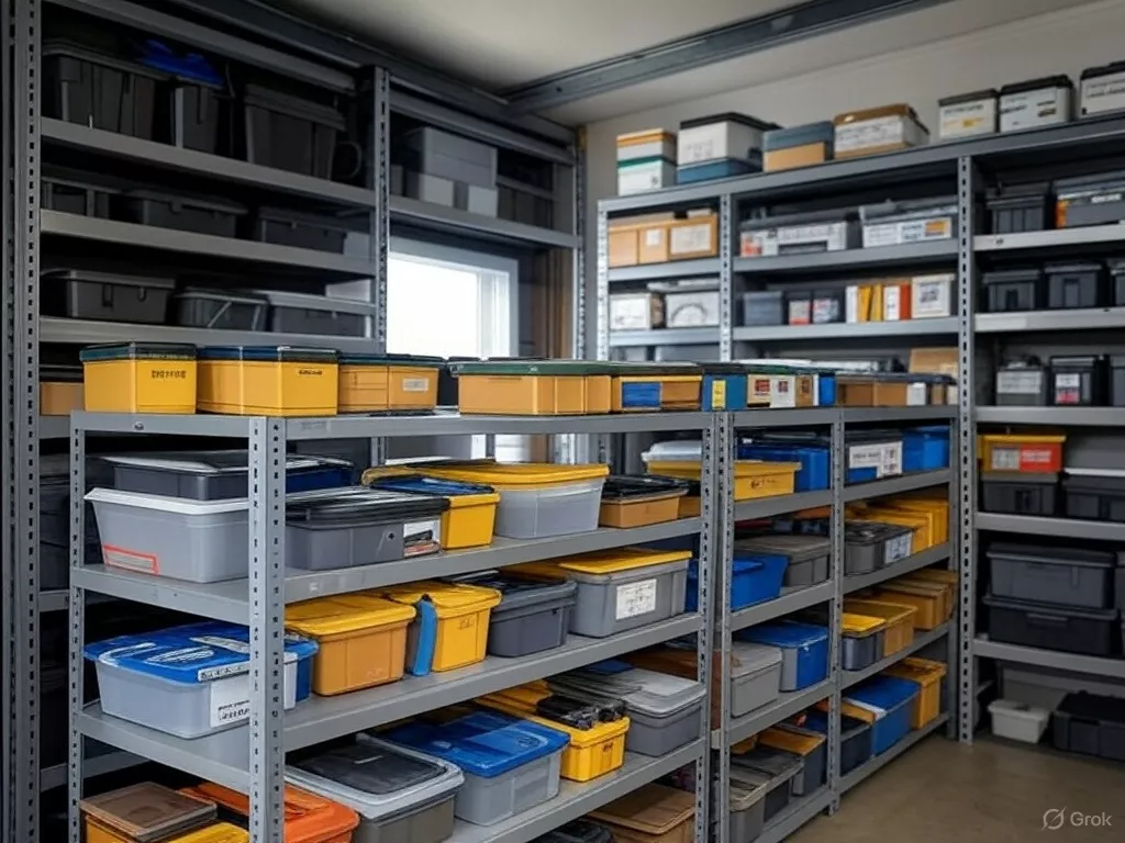 Organisez-vous avec des étagères de stockage durables